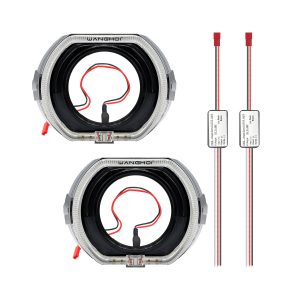 120Mm Light Guide Angel Eye Projector Shroud Pair 05 Lightguide 120 Shroud Wiring Rear wiring reference for 120mm light guide angel eye projector shroud
