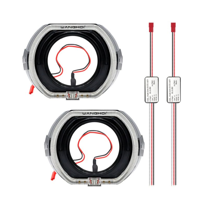 120Mm Light Guide Angel Eye Projector Shroud Pair 05 Lightguide 120 Shroud Wiring Rear wiring reference for 120mm light guide angel eye projector shroud