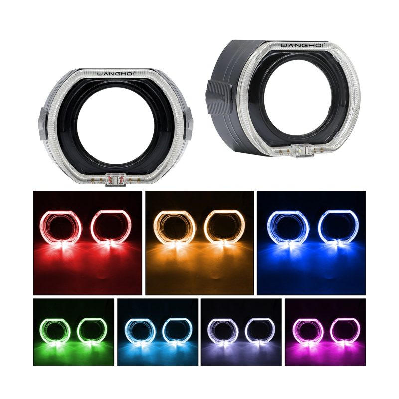 120Mm Light Guide Angel Eye Projector Shroud Pair 06 Lightguide 120 Shroud Color Options Color-effect references for 120mm light guide angel eye projector shroud