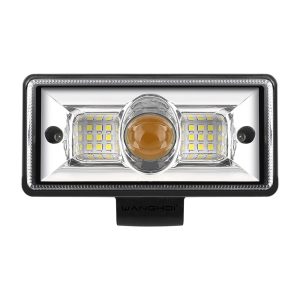 122Mm Long Monocular Lens Led Auxiliary Spotlight Main 122mm Long Monocular Lens LED Auxiliary Spotlight 12V-24V
