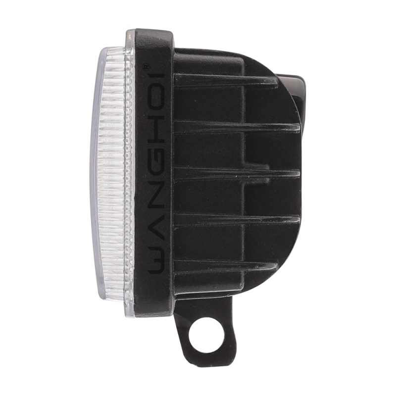 122Mm Long Monocular Lens Led Auxiliary Spotlight Side Profile Side profile reference for housing depth and mounting clearance checks.