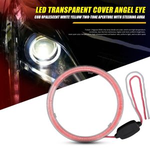 123Mm Transparent Cover Led Angel Eye Halo Ring Main 123mm Seven-Color Transparent Cover LED Angel Eye Halo Ring 12V-24V IP68