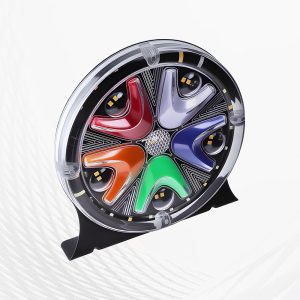 145Mm Round Seven Color Led Rear Tail Warning Light Side Angle Side-angle product reference from the supplied source images.