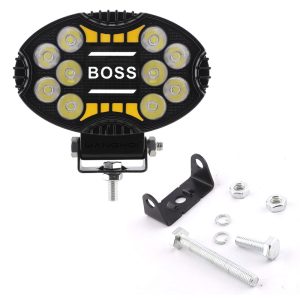 146Mm Oval Led Angel Eye 8020 2 Work Light Kit Hardware Product kit and mounting hardware reference from the supplied source images.