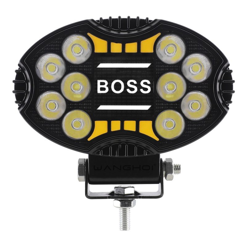 146Mm Oval Led Angel Eye 8020 2 Work Light Main 146mm Oval LED Angel Eye 8020-2 Work Light 12V-24V IP68
