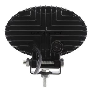 146Mm Oval Led Angel Eye 8020 2 Work Light Rear Heat Sink Rear housing and heat-sink structure reference from the supplied source images.