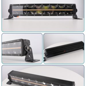 150W Double Row Long Led Work Light Bar Actual Footage Actual product footage composite showing front, side, rear housing, bracket, and wiring views.