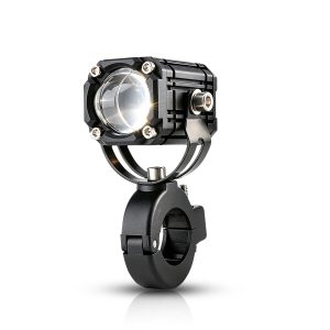 15W Motorcycle Led Lens Spotlight Main 15W Motorcycle LED Lens Spotlight with White Amber Dual Mode