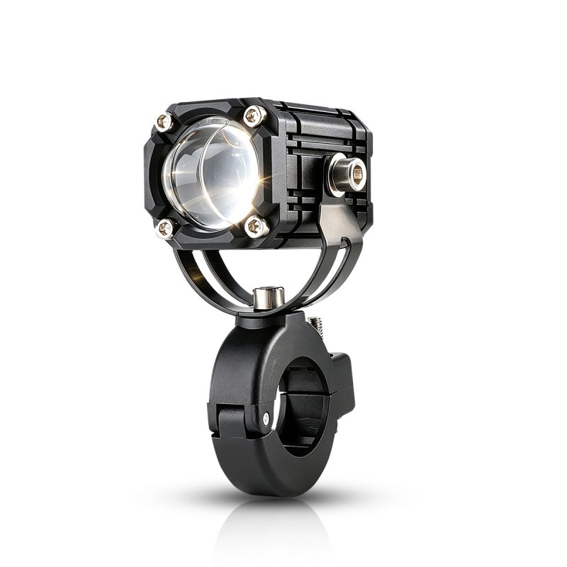 15W Motorcycle Led Lens Spotlight Main 15W Motorcycle LED Lens Spotlight with White Amber Dual Mode