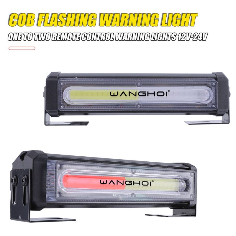 165Mm Cob Flashing Led Warning Light Front Lens Front lens and bracket reference for buyer checks.