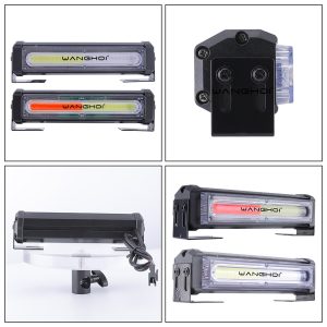 165mm COB Flashing LED Warning Light with Remote Control