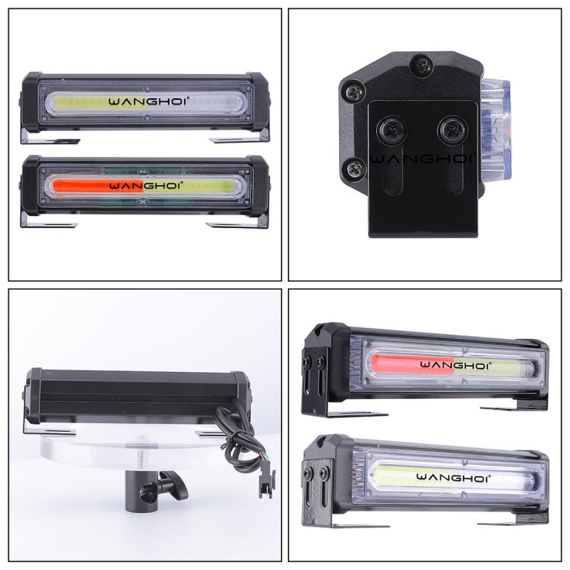 165Mm Cob Flashing Led Warning Light Main 165mm COB Flashing LED Warning Light with Remote Control