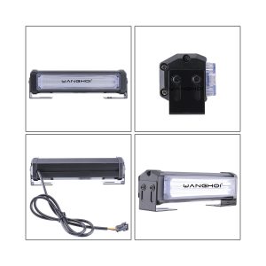 165mm Dual-Row COB Flashing Warning Light 12V-24V Series