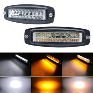 18 5Cm Yellow White Linear Recessed Led Light Beam Effect White, yellow, and mixed beam-effect reference from the supplied image set.