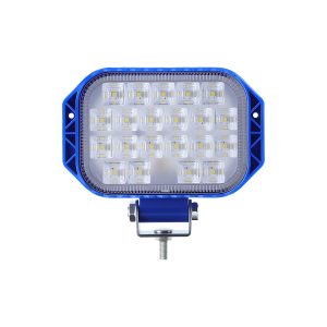 19 Bead Led Work Light Black Blue Options 04 Work19 Blue Front 19-bead LED work light blue housing front view