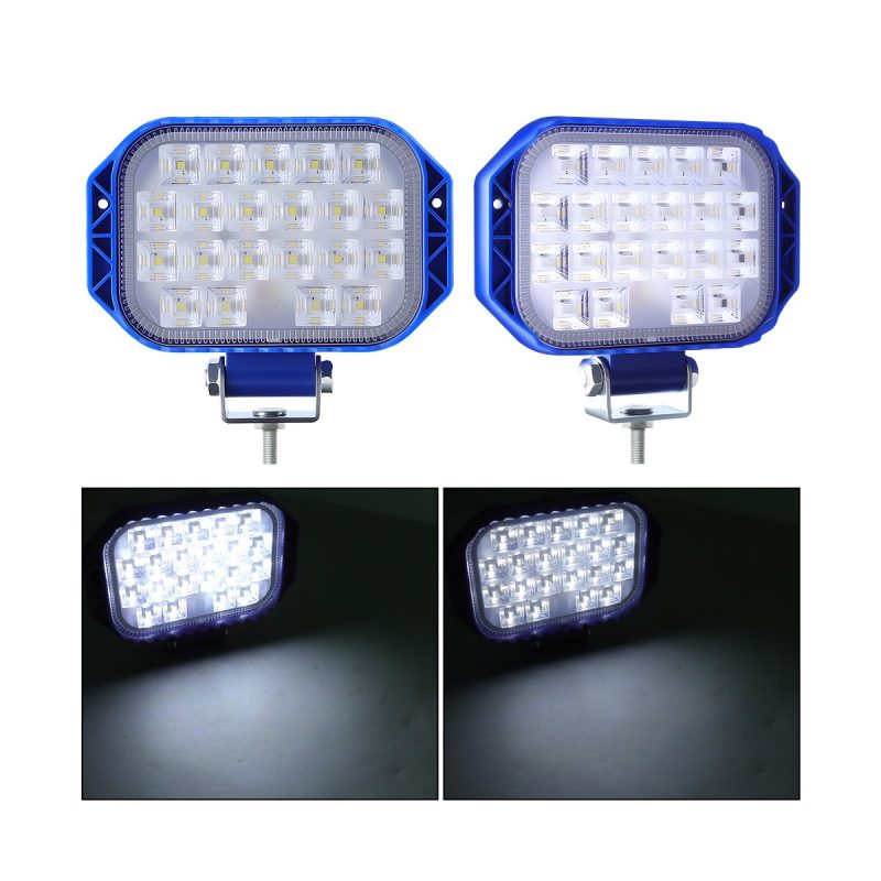 19 Bead Led Work Light Black Blue Options 06 Work19 Blue Effect 19-bead LED work light beam effect reference