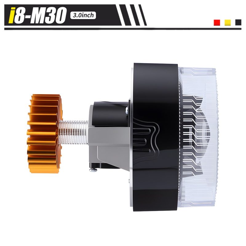 2 5 3 Inch Rgb Built In Motorcycle Projector Headlight 02 Rgb Projector Side RGB built-in motorcycle projector headlight side view