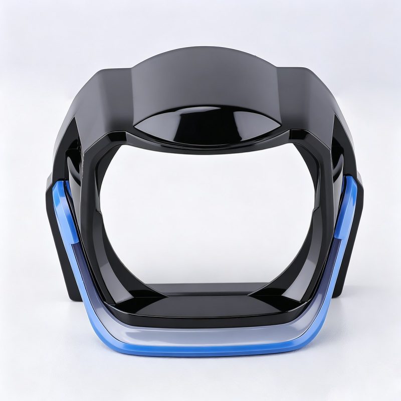 2 5 Inch U Shaped Projector Shroud White Blue Variant White-blue housing reference for the 2.5 inch U-shaped projector shroud series.
