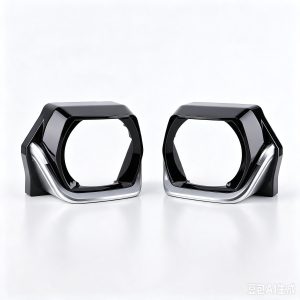 Paired front reference for the silver-trim square projector shroud kit.