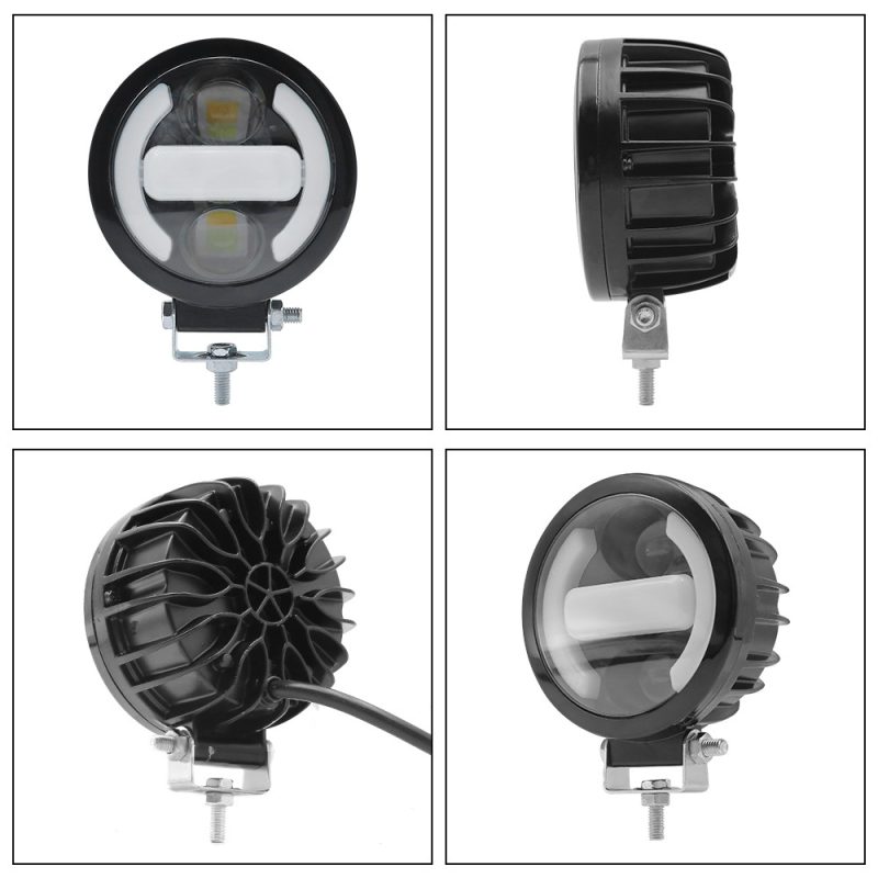 30W Round External Led Spotlight Main 30W Round External LED Spotlight 12V-24V