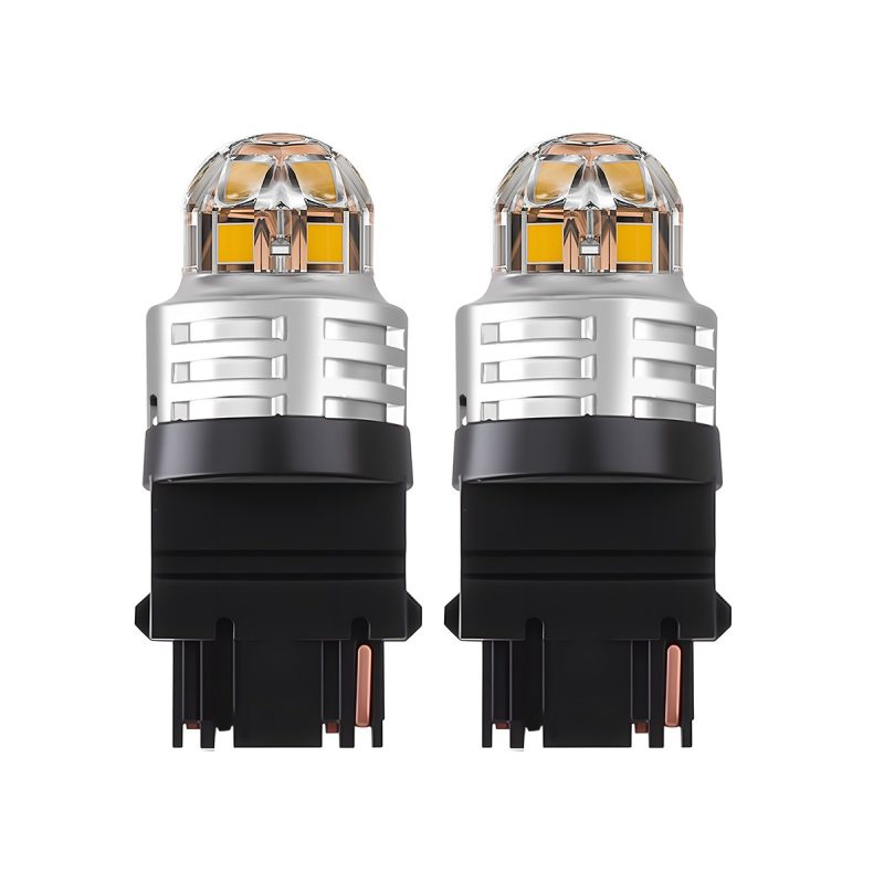3156 5 Sided Led Brake Position Bulb Pair 02 Led3156 Pair 3156 5-sided LED brake position bulb pair front view