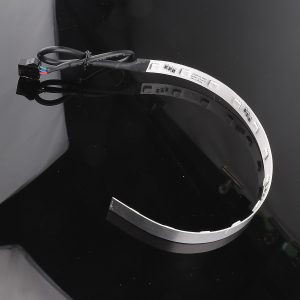 360 Degree Rgb Bluetooth App Demon Eye Led Strip Angled Angled product view showing the flexible strip and connector direction.