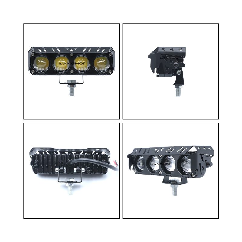 4 Bead Lens Linear Led Work Light 01 Four Lens Views 4-Bead Lens Linear LED Work Light