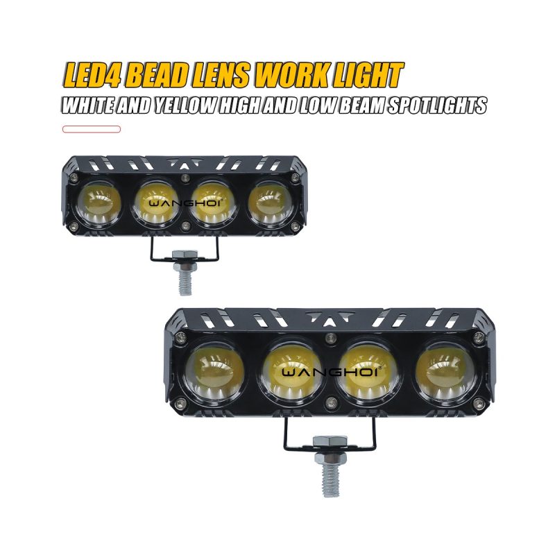 4 Bead Lens Linear Led Work Light 05 Four Lens Options Color-option reference for 4-bead lens linear LED work light