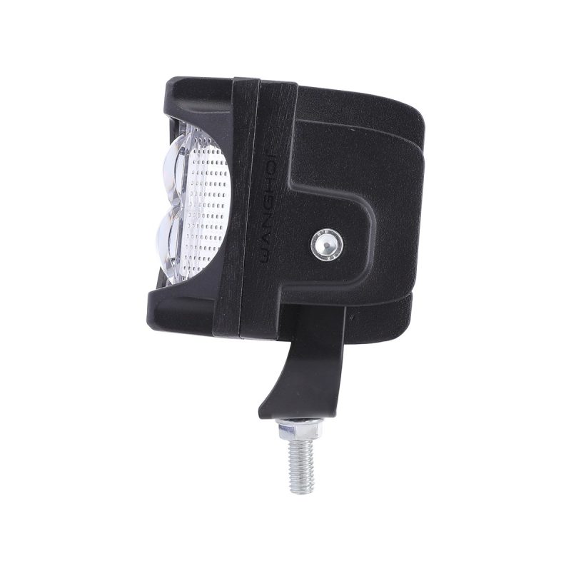 4 Bead Multi Color Square Led Work Light Options 03 Four Multi Side Side view of 4-bead multi-color square LED work light