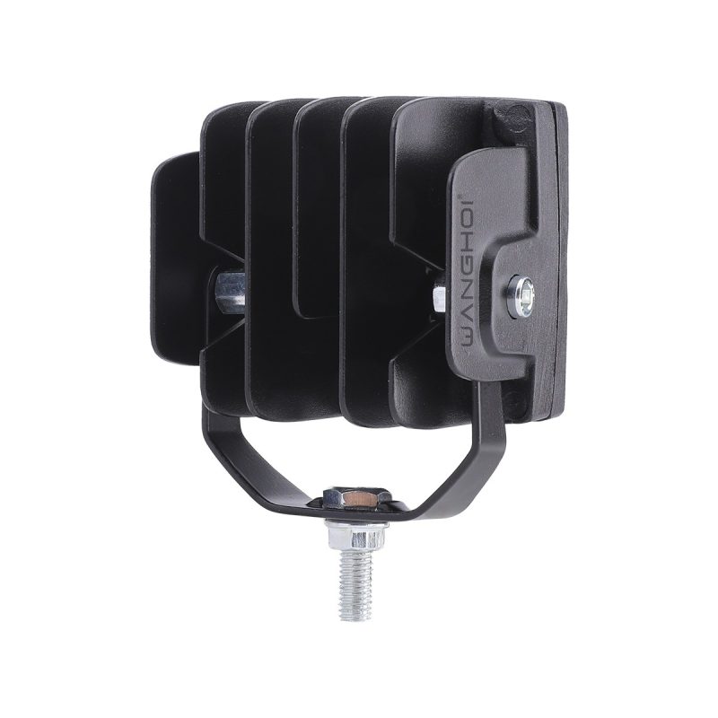 4 Bead Multi Color Square Led Work Light Options 04 Four Multi Rear Rear heat-sink view of 4-bead multi-color square LED work light