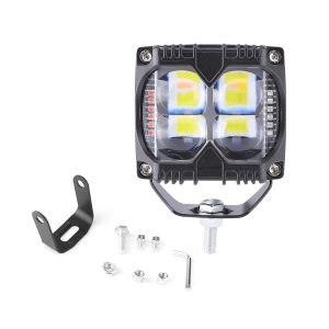 4 Bead Multi Color Square Led Work Light Options 05 Four Multi Hardware Hardware reference for 4-bead multi-color square LED work light