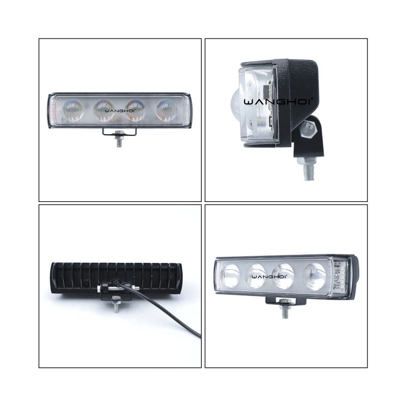 4 Bead Red Blue Strobe Led Work Light Bar Main 4-Bead Red Blue Strobe LED Work Light Bar 12V-36V