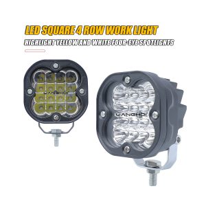 4 Inch 13 Bead Square Led Work Light Options 02 Four Inch 13 Bead Square Led Work Light Options 02 4 Inch 13-Bead Square LED Work Light Options 4 row front reference