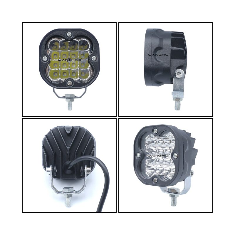 4 Inch 13 Bead Square Led Work Light Options 04 Four Inch 13 Bead Square Led Work Light Options 04 4 Inch 13-Bead Square LED Work Light Options multi view reference