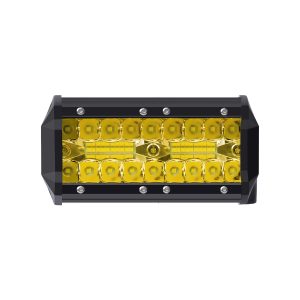 Wide front reference for 4 inch amber-lens rectangular LED work light