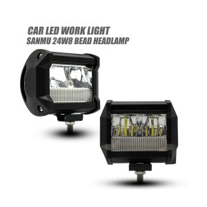 4 Inch Rectangular Led Drl Work Light 01 Work4 Main 4 Inch Rectangular LED DRL Work Light