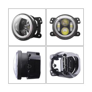 4 Inch Round Angel Eye Led Fog Light Bead Options 01 Round Angel Fog Four Main 4 Inch Round Angel Eye LED Fog Light Bead Options