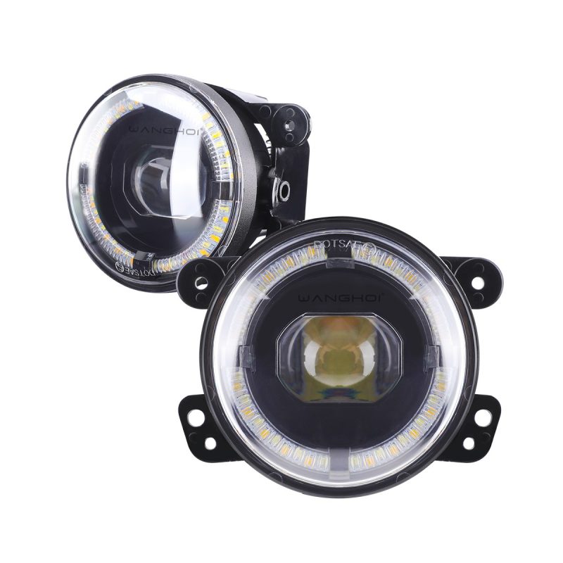 4 inch round angel eye LED fog light single-bead pair