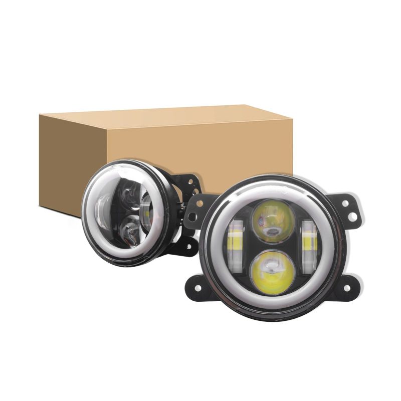 4 inch round angel eye LED fog light four-bead package reference