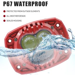 4 Inch Three Lens Led Fog Work Light P67 Waterproof Reference Source graphic uses P67 waterproof wording; confirm final sealing test basis before quotation.