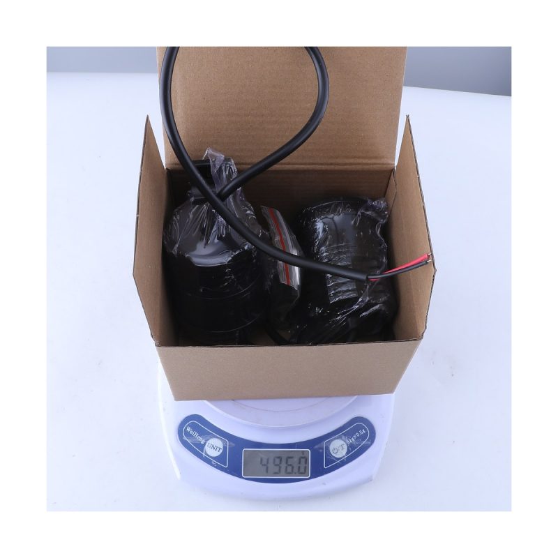 45W 6 Led Motorcycle Spotlight Front Lighting Front lighting reference showing the 6-LED lens face and clamp-style body.