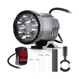 45W 6 Led Motorcycle Spotlight Main 45W 6-LED Motorcycle Spotlight 12V-80V