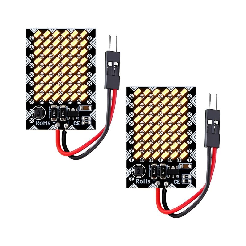 48 Led Interior Reading Light Panel 02 Interior48 White 48 LED interior reading light panel white option