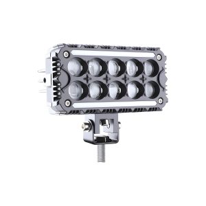 5/6-Bead Rectangular LED Work Light Options five bead clear front reference