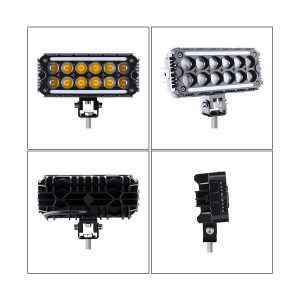 5/6-Bead Rectangular LED Work Light Options multi view reference