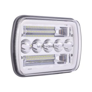 Clear lens reference for 5-bead 45W square LED work light