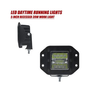 5 Inch Recessed Square Led Drl Work Light 01 Recessed Square Main 5 Inch Recessed Square LED DRL Work Light