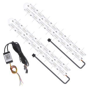 530Mm App Rgb Crystal Teary Led Drl Strip Main 530mm APP RGB Crystal Teary LED Daytime Running Light Strip 12V-24V