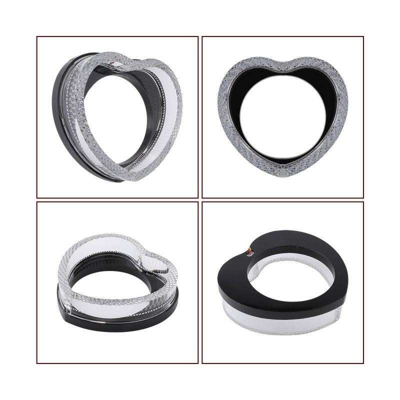 5D Glory Crystal Angel Eye Projector Shroud Heart Main 5D Glory Crystal Motorcycle Angel Eye Projector Shroud Series