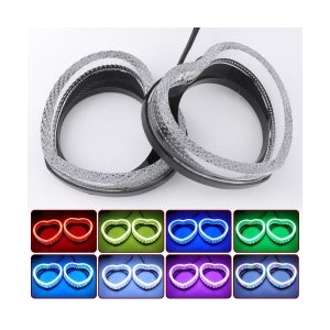 5D RGB angel eye projector shroud color effect options